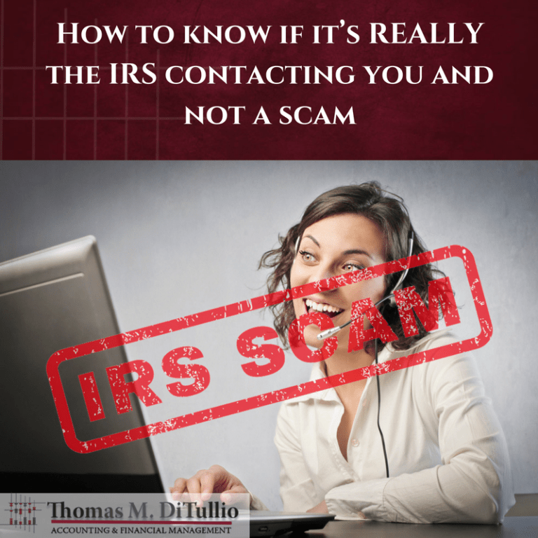 How to know if it’s REALLY the IRS contacting you and not a scam