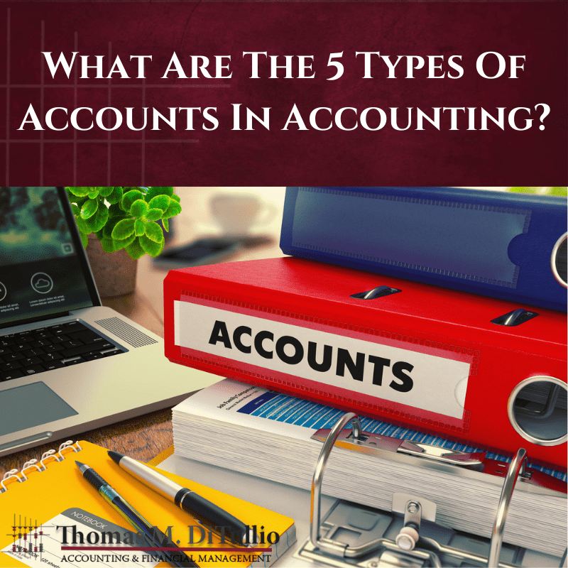What Are The 5 Types Of Accounts In Accounting?
